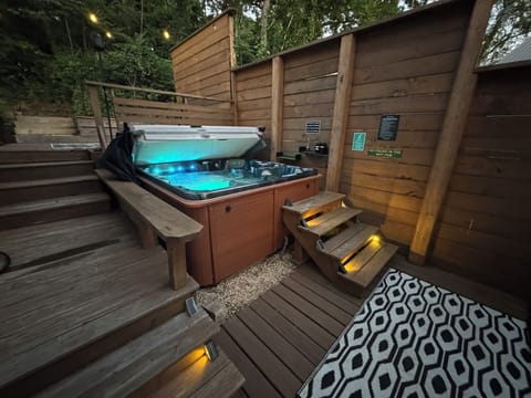 Your own private hot tub, available year-round.
