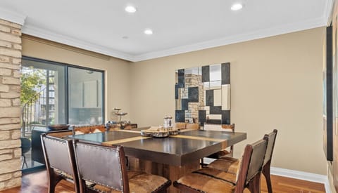 From kitchen to dining, every corner’s designed to feel lived-in and loved.