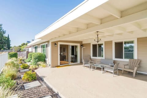 This home has an amazing backyard patio
