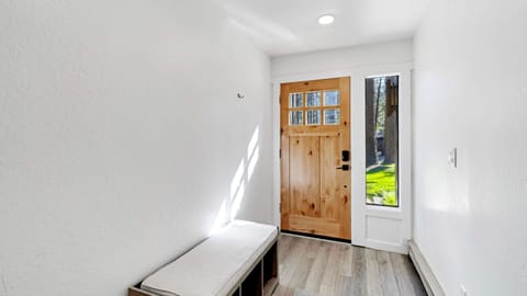 Bright and inviting entry