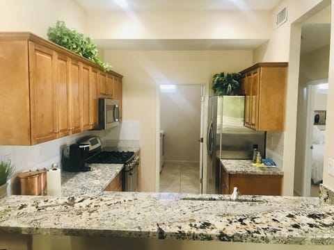 Kitchen view toward Laundry Room