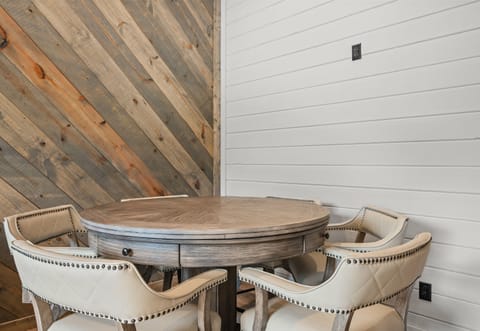 Whether it’s cards, puzzles, or snacks, this inviting table makes gathering easy and fun.