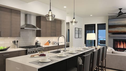 Principal House: Kitchen, Main Level - Sit at the breakfast bar