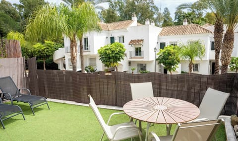 A unique selling point of this property is the spacious outdoor patio with an outdoor dining area, sun beds, a lounge area as well as a BBQ area