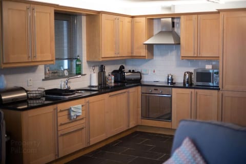 Well-equipped kitchen with modern appliances