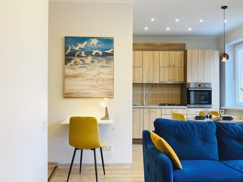 A dedicated workspace with lamp and sockets