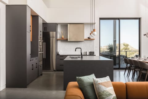 Plenty of storage and counter space for your group to gather.