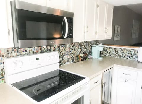 Enjoy our well stocked kitchen.