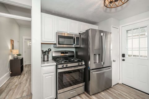 The kitchen is well equipped for an unforgettable getaway