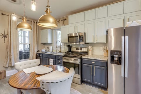 Property Interior | 2-Story Home | Free WiFi | Central A/C & Heating