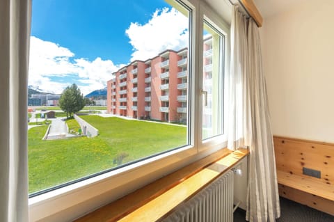Bedroom with mountain view