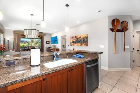 Ample prep space and pendant lighting add both function and style to your modern kitchen.