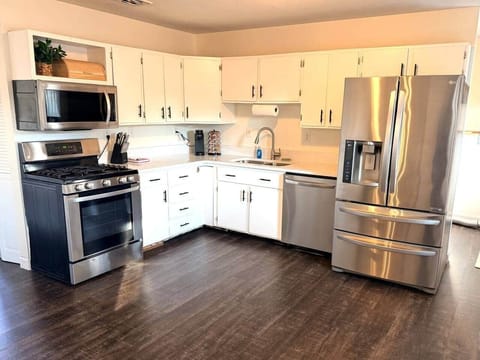 Fully stocked kitchen