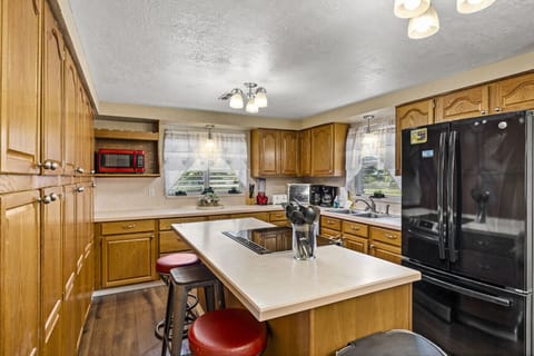 Whip up delicious meals in this charming kitchen!