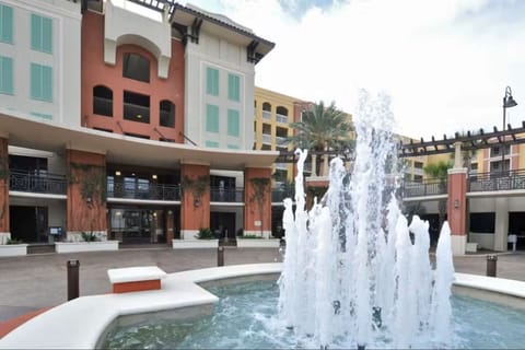 From the fountain to the palm trees, the whole property feels like a warm invitation to slow down and enjoy the coast.