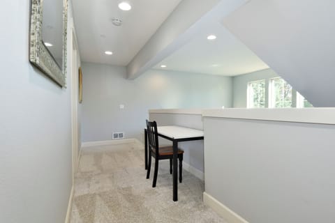 Main level office with large desk.  Wifi throughout house.  (no pc or printer)