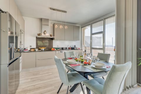 Kitchen and dining area
