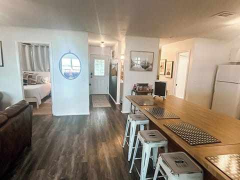 Open concept living room and kitchen