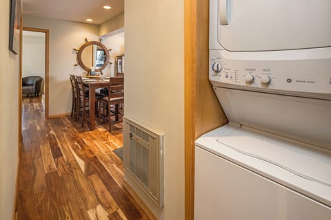 Dry your snow gear in the washer/dryer included | Main Level