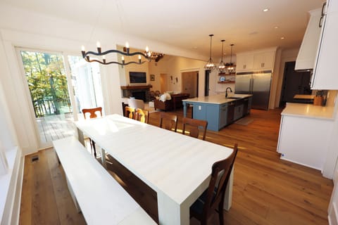 Dining table - expandable to seat as many as 12