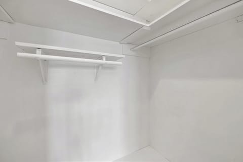 large walk in closets with extra blankets and sheets (not featured)