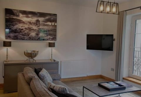 Living room and kitchen