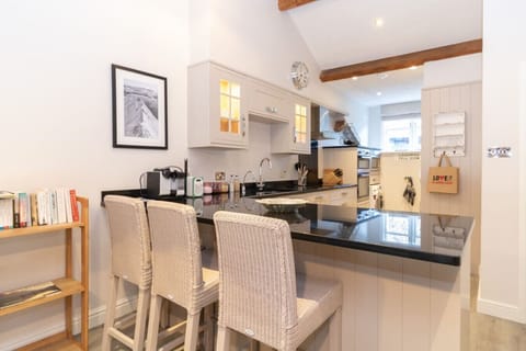 Dining room and kitchen