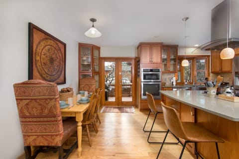 Dining Room Table and Breakfast Bar Area