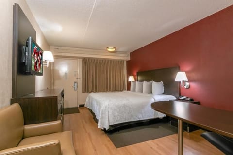 Unwind after a busy day in this spacious king room.