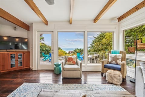 Living Room at Barefoot Bungalow
