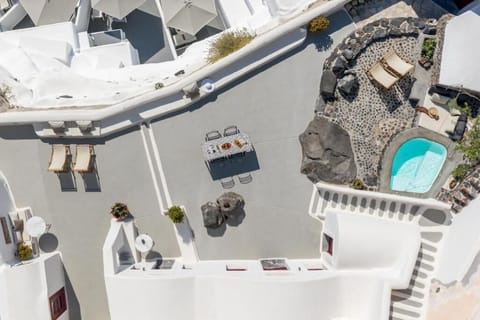 Picture your private layout—loungers, dining, and pool below.