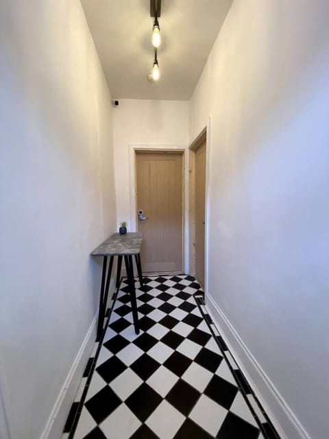 Bright first floor bedroom with three single beds