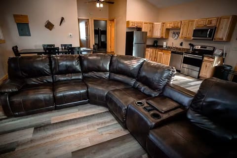 Living Area and Kitchen