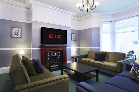 Modern living area designed for comfort