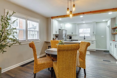 Dining Area | 1st Floor | Dishware/Flatware | Central Heating & A/C | Free WiFi