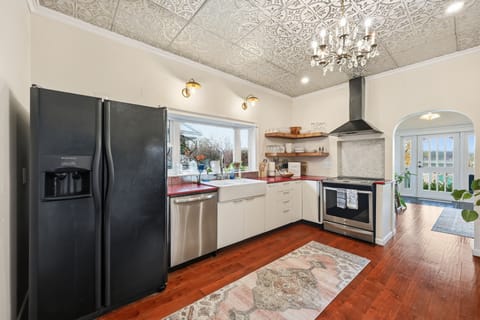 Fully equipped modern kitchen with ample counter space