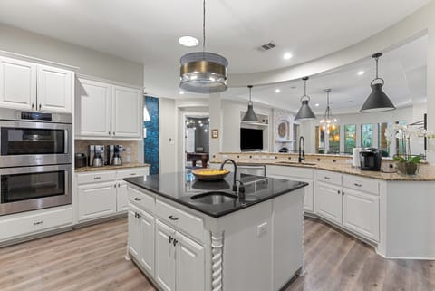 Kitchen island and appliances