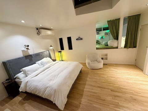 Bedroom 1 - King - View of Library Nook (could also sleep 1-2)