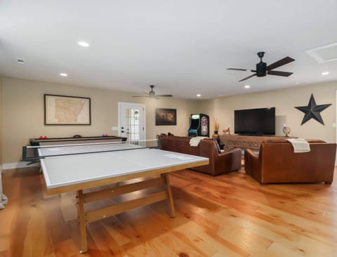 Play games and enjoy company in the game room