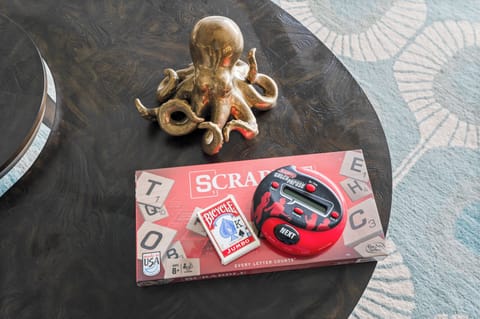 Enjoy a plethora of host provided games and DVDs