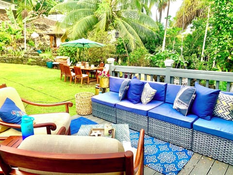 backyard for entertaining
