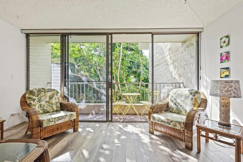 Relax in the open-concept living space after a day of island adventures