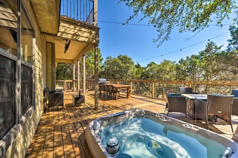 Deck | Hot Tub | Wooded Views & Outdoor Seating