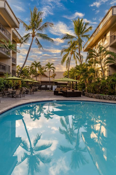 Pool at the time share complex - shared by the guests.