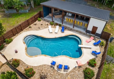 Your own private resort experience with a pool, open space, and room to relax and enjoy a true countryside retreat