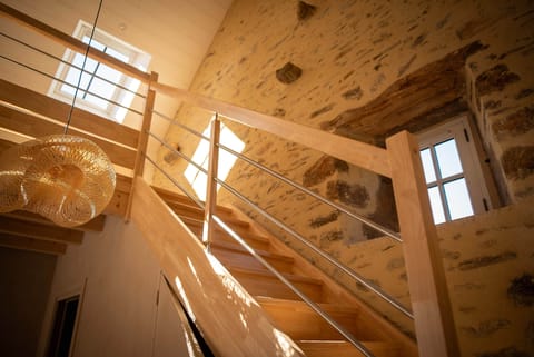 The stairway in the little barn