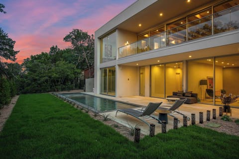 End your day with a sunset dip — where golden hour meets your private oasis.
