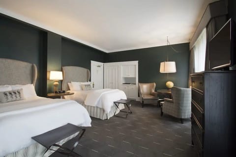 Premier Room, 2 Double Beds | 1 bedroom, Frette Italian sheets, premium bedding, down comforters