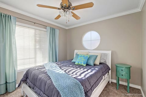 Guest Bedroom with full bed on second floor
