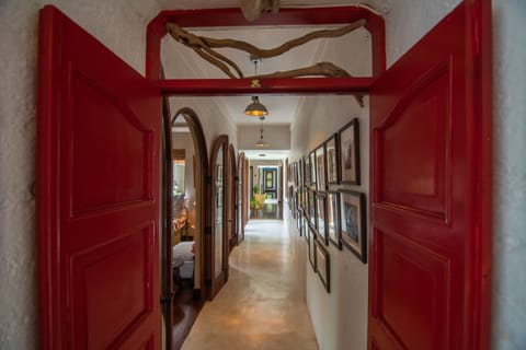 Hallway through house 